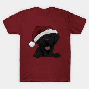 Merry Christmas Black Lab T-Shirt